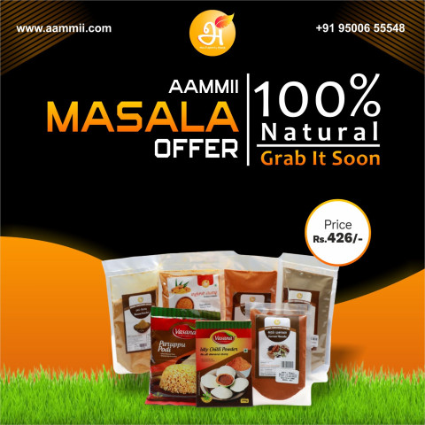 Aammii Organic Masala Combo / அம்மி ஆர்கானிக் மசாலா கோம்போ